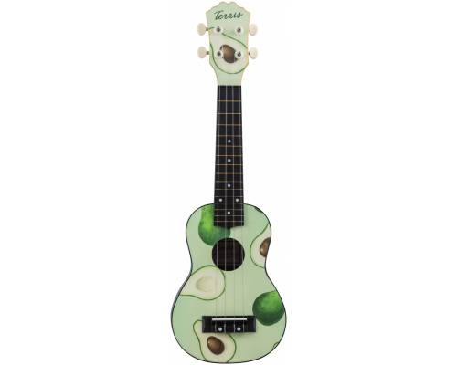 TERRIS AVOCADO/ Авокадо PACK 2 - Укулеле комплект ~ Серия Terris