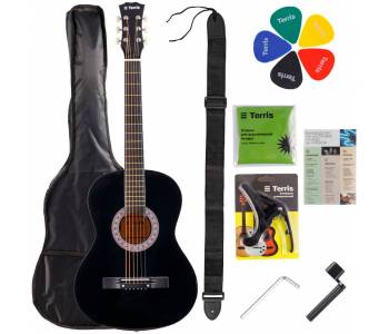 TERRIS TF-038 BK Starter Pack - Гитара акустическая в наборе