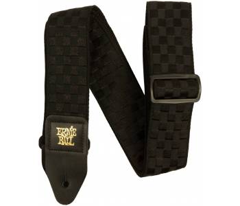 ERNIE BALL 5341 Jacquard Black Checkers - Ремень для гитары ~ Серия Jacquard