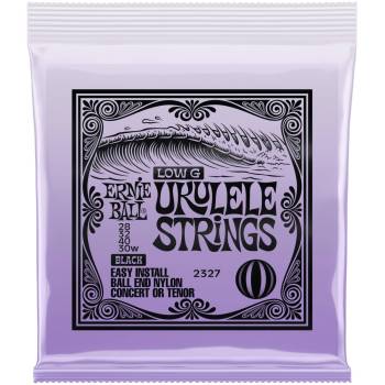 ERNIE BALL 2327 Ball end Black Nylon Wound G - Струны для укулеле