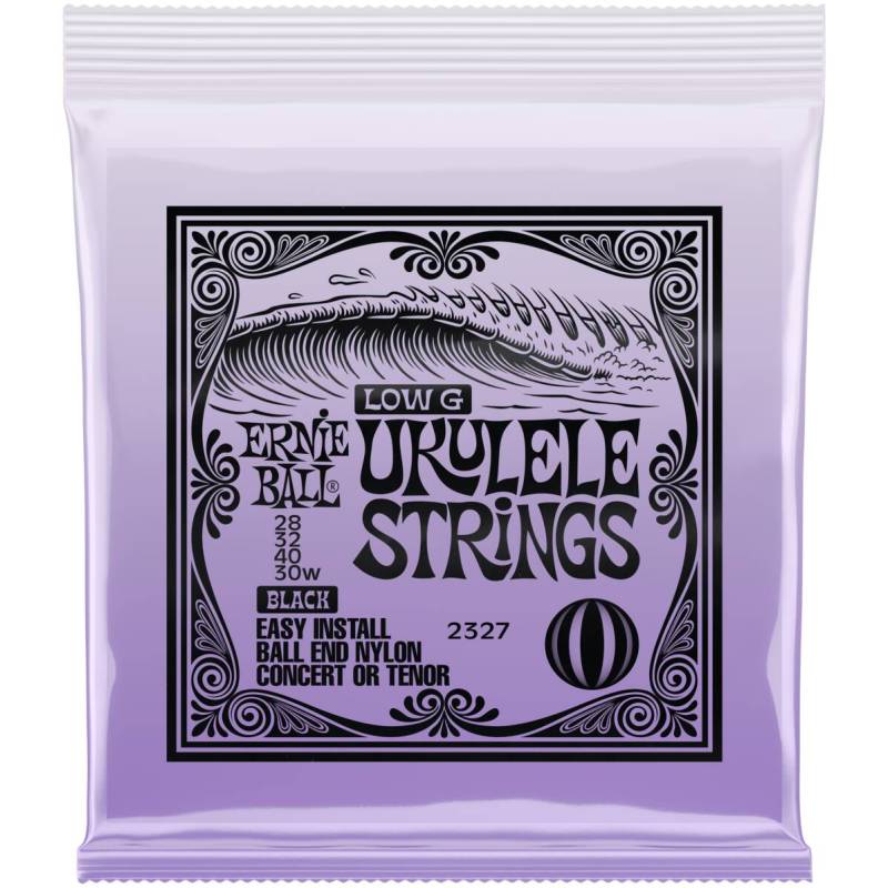 ERNIE BALL 2327 Ball end Black Nylon Wound G - Струны для укулеле ERNIE BALL 2327 Ball end Black Nylon Wound G - Струны для укулеле