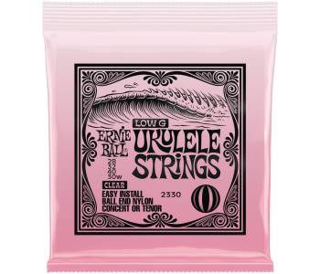 ERNIE BALL 2330 Ball end Clear Nylon Wound G - Струны для укулеле