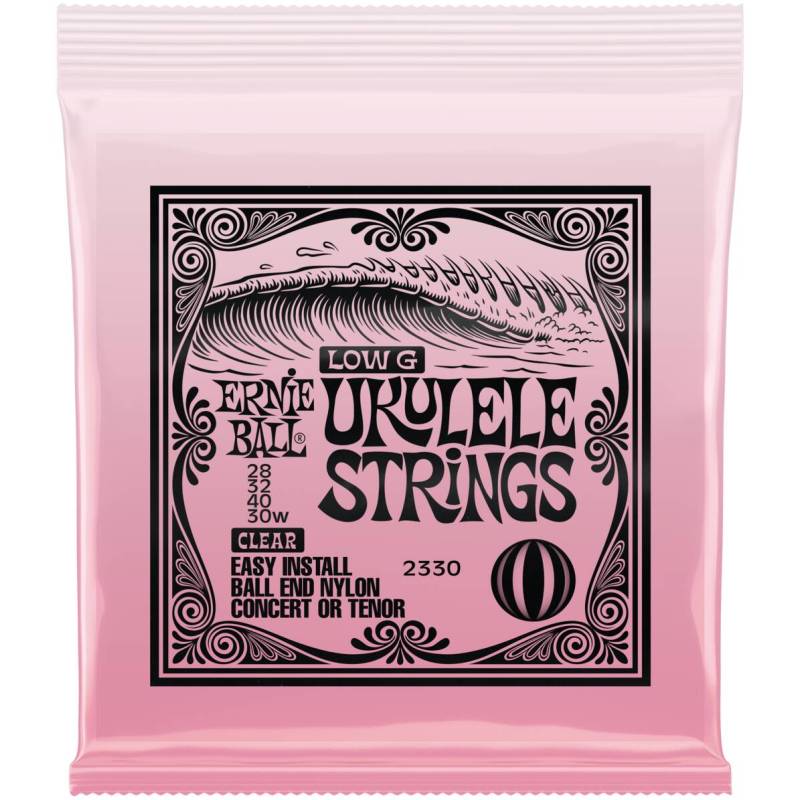 ERNIE BALL 2330 Ball end Clear Nylon Wound G - Струны для укулеле ERNIE BALL 2330 Ball end Clear Nylon Wound G - Струны для укулеле