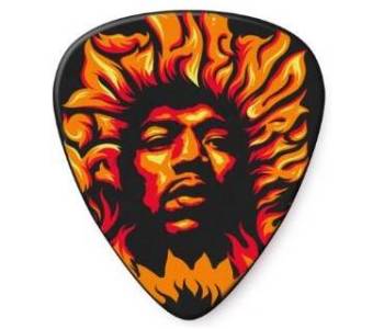 DUNLOP HENDRIX VOODOO FIRE- упак. 6 шт - Набор медиаторов