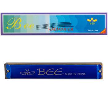 BEE DF24-1 BLUE - Губная гармоника тремоло