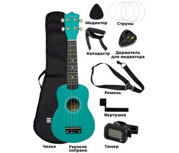 TERRIS JUS-10 PACK TIF - Укулеле ~ Серия Terris wooden TERRIS JUS-10 PACK TIF - Укулеле ~ Серия Terris wooden