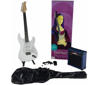 DAVINCI SET-100 WH - Электрогитара в наборе