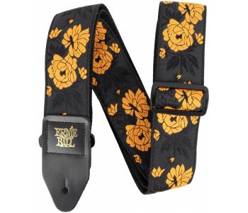 ERNIE BALL 5358 Jacquard Tangerine Rose - Ремень для гитары ~ Серия Jacquard