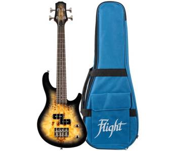 FLIGHT Mini Bass PBR - Бас-гитара уменьшенная ~ Серия Flight rock