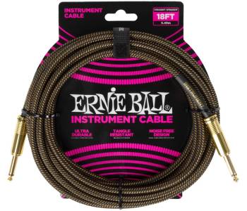 ERNIE BALL 6432, 5.49м - Инструментальный кабель