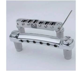 GUYKER guitar bridge GM003+GS001 Chrome - Струнодержатель