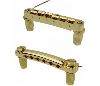 GUYKER guitar bridge GM003+GS001 Gold - Струнодержатель