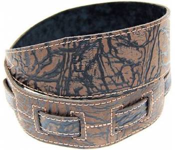 FIDEL FL8016LT Шоколад - Ремень для гитары ~ Серия Leather tigina