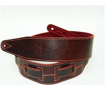 FIDEL FL60007L21L Бордо - Ремень для гитары ~ Серия Leather 21