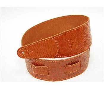 FIDEL FL660287L11 Мандарин - Ремень для гитары ~ Серия Leather 11