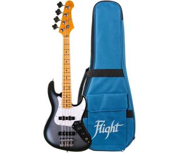 FLIGHT Mini JB Moonburst - Бас-гитара уменьшенная ~ Серия Flight rock