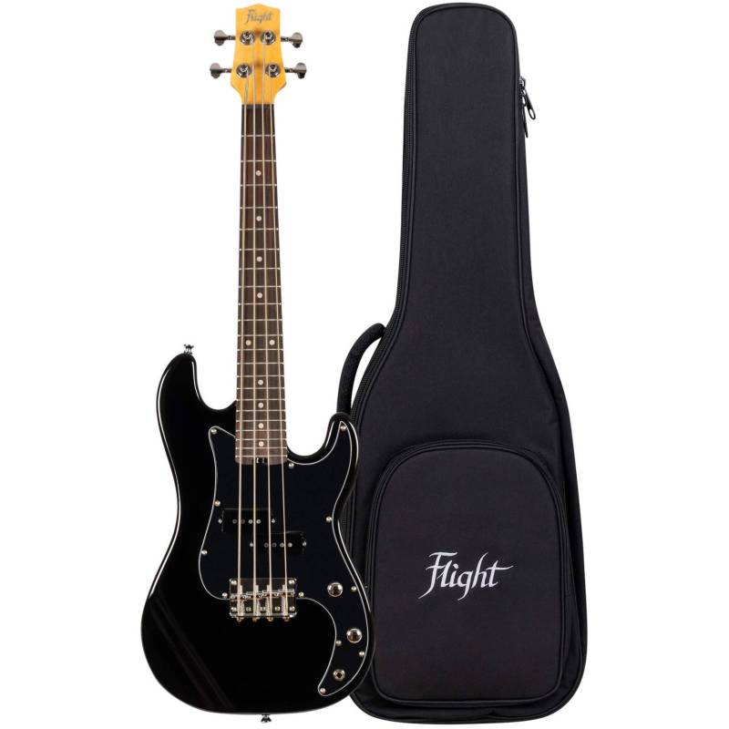 FLIGHT Mini Bass Lite BK - Бас-гитара уменьшенная ~ Серия Flight rock FLIGHT Mini Bass Lite BK - Бас-гитара уменьшенная ~ Серия Flight rock