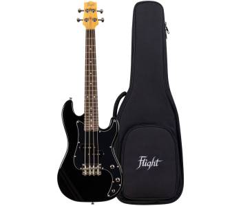 FLIGHT Mini Bass Lite BK - Бас-гитара уменьшенная ~ Серия Flight rock
