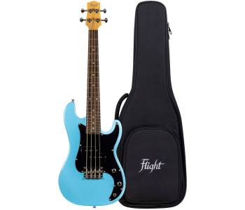 FLIGHT Mini Bass Lite BL - Бас-гитара уменьшенная ~ Серия Flight rock