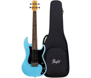 FLIGHT Mini Bass Lite BL - Бас-гитара уменьшенная ~ Серия Flight rock