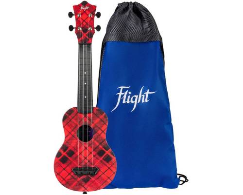 FLIGHT ULTRA S-40 Plaid - Укулеле сопрано ~ Серия Flight ultra