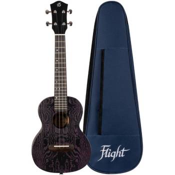 FLIGHT DUC400 Ash Purple - Укулеле концерт ~ Серия Flight supernatural