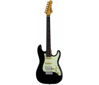 CRAFTER Charlotte (Silhouette) RS Cosmic Black электрогитара -УЦЕНКА- 548 070 504- дефект ЛКП верхне