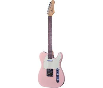 CRAFTER Charlotte T RS Seoul Pink - Электрогитара шестиструнная ~ Серия Crafter charlotte (silhouette)