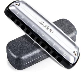 EASTTOP LUCKY 10 BLACK COMB - Губная гармоника диатоническая