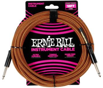 ERNIE BALL 6469, 5.49м - Инструментальный кабель ERNIE BALL 6469, 5.49м - Инструментальный кабель