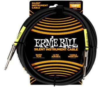 ERNIE BALL Silent 6472, 3.05м - Инструментальный кабель ERNIE BALL Silent 6472, 3.05м - Инструментальный кабель