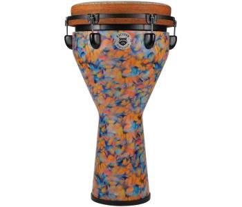 RACCOON Fiery Flames (orange) - Джембе с винтовой настройкой