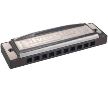 HOHNER Silver Star A-major - Губная гармоника диатоническая ~ Серия Hohner silver star HOHNER Silver Star A-major - Губная гармоника диатоническая ~ Серия Hohner silver star