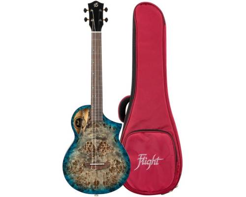 FLIGHT AVIATOR Galaxy Baritone BL CE - Укулеле баритон ~ Серия Flight royal