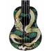 FLIGHT TUS JADE DRAGON / Green Apelsin - Укулеле сопрано ~ Серия Flight travel signature